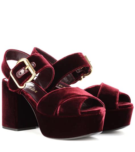 prada velvet flats|prada shoes for women.